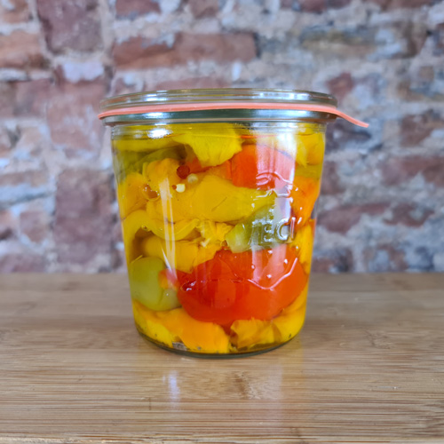 Geroosterde paprika pickle